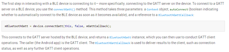 返回BluetoothGatt实例